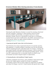 8 Common Mistakes When Selecting Laboratory C-Frame Benches