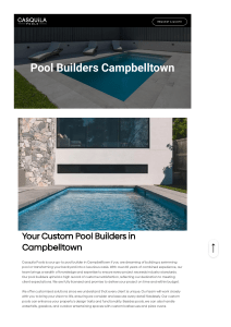 Pool Builders Campbelltown