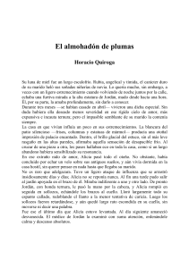 El almohadón de plumas: Cuento de terror de Horacio Quiroga