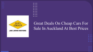 Great Deals On Cheap Cars For Sale In Auckland At Best Prices