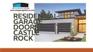 Upgrade Your Castle Rock Home with Stunning Custom Garage Doors for Unbeatable Curb Appeal