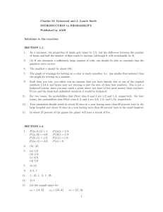 Probability Exercises Solutions