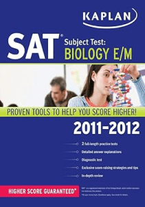 AMAZING BOOK Kaplan SAT Subject Test Biology E M 2011 2012