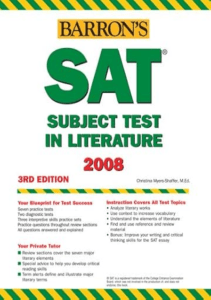 BEST BOOK Barron s How to Prepare for the SAT Subject Test in Literature 3rd Edition Barron s 