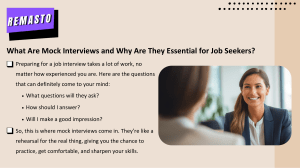 What Are Mock Interviews and Why Are They Essential for Job Seekers?