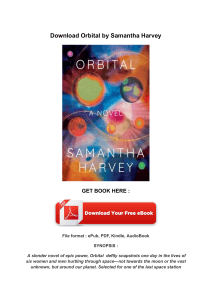 DOWNLOAD PDF Orbital by Samantha Harvey