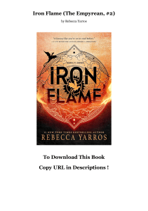 (Read Online) Iron Flame (The Empyrean, #2) As [Audible] *Author : Rebecca Yarros