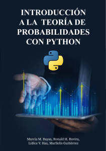 Introducción a la Teoría de Probabilidades con Python