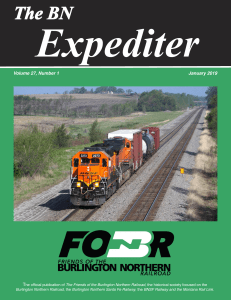 The BN Expediter: Burlington Northern Railroad Newsletter