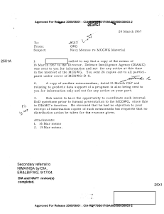 CIA Overflights of the Richat Structure (Atlantis?), (1967, Declassified)