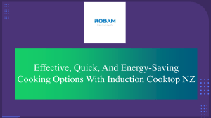 Effective, Quick, And Energy-Saving Cooking Options With Induction Cooktop NZ