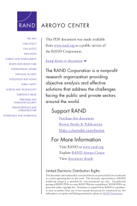 Foundations of Effective Influence Operations: A Framework for Enhancing Army Capabilities (RAND Corporation, 2009)