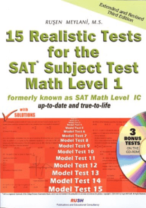 READING 15 Realistic Tests for the Sat Subject Test Math Level 1