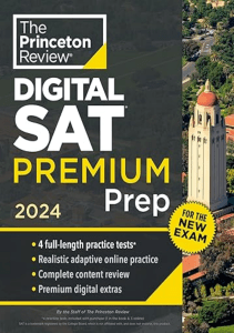 READING Princeton Review Digital SAT Premium Prep 2024 4 Practice Tests  Online Flashcards  