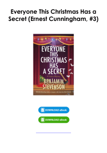 Download PDF EPUB Everyone This Christmas Has a Secret Ernest Cunningham  