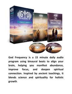 God Frequency™ by Jacob X Program Audio Digital