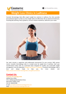 Weight Loss Clinics in Ludhiana