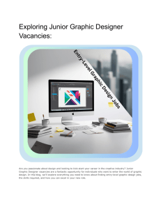  A Gateway to Entry-Level Graphic Design Jobs