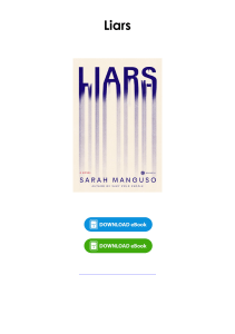 (Read) Liars By Sarah Manguso