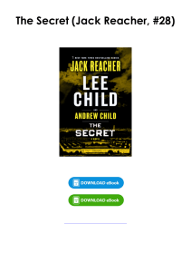 Download (pdf) Book The Secret (Jack Reacher, #28) By Lee Child