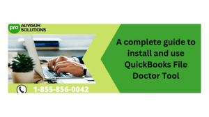 Fix Company File Issues with QuickBooks File Doctor Tool