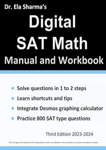 BEST BOOK SAT Math Manual and Workbook For the New SAT