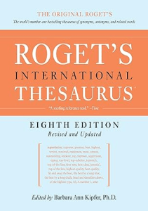 AMAZING BOOK Roget s International Thesaurus 8th Edition