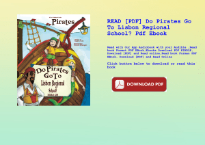 READ [PDF] Do Pirates Go To Lisbon Regional School Pdf Ebook