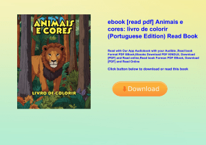 ebook [read pdf] Animais e cores livro de colorir (Portuguese Edition) Read Book