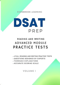 BEST BOOK DSAT Prep Reading and Writing Advanced Module Practice Tests Volume 1