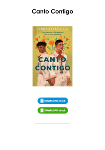 Read (pdf) Book Canto Contigo By Jonny Garza Villa