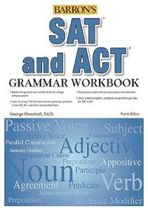 THE BOOK SAT and ACT Grammar Workbook Barron s SAT Prep 