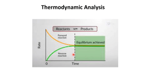 Thermodynamic Analysis: Stoichiometric & Non-Stoichiometric Methods