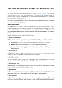 Why Should We Choose NIOS Board for Class 10th and Class 12th