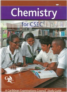 CHEMISTRY FOR CSEC