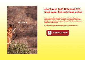 ebook read [pdf] Notebook 120 lined paper 5x8 inch Read online