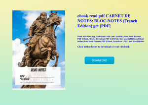 ebook read pdf CARNET DE NOTES BLOC-NOTES (French Edition) get [PDF]