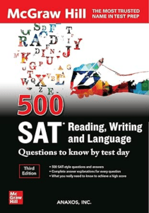 REVIEW 500 SAT Reading Writing and Language Questions to Know by Test Day Third Edition 