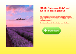 [READ] Notebook 5.25x8 inch 120 lined pages get [PDF]