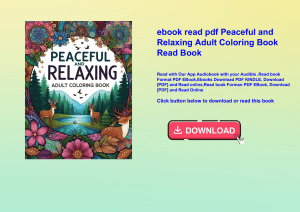 ebook read pdf Peaceful and Relaxing Adult Coloring Book Read Book