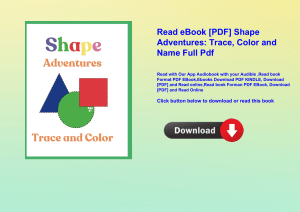 Read eBook [PDF] Shape Adventures Trace  Color and Name Full Pdf