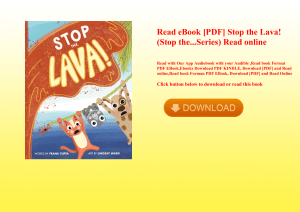 Read eBook [PDF] Stop the Lava! (Stop the...Series) Read online