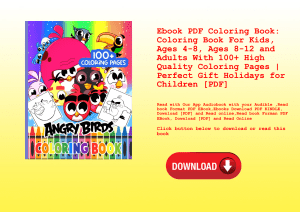 Ebook PDF  Coloring Book Coloring Book For Kids  Ages 4-8  Ages 8-12 and Adults With 100+ High Quali