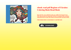 ebook read pdf Regions of Ukraine Coloring Book Read Book