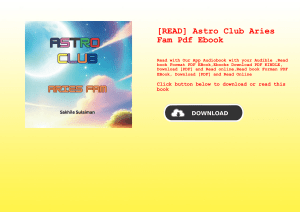 [READ] Astro Club Aries Fam Pdf Ebook