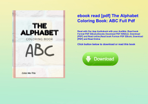 ebook read [pdf] The Alphabet Coloring Book ABC Full Pdf