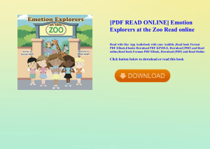 [PDF READ ONLINE] Emotion Explorers at the Zoo Read online