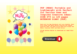 PDF [READ] Portable and Lightweight with Perfect for Various Uses and Inspires Creative Ideas SIZE 6