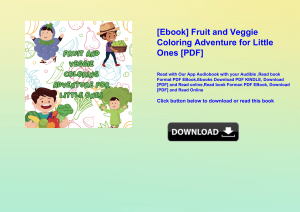 [Ebook] Fruit and Veggie Coloring Adventure for Little Ones [PDF] 