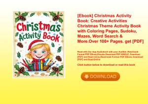 [Ebook] Christmas Activity Book Creative Activities Christmas Theme Activity Book with Coloring Page